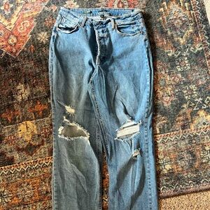 Target Wild Fable super high-rise straight jean.